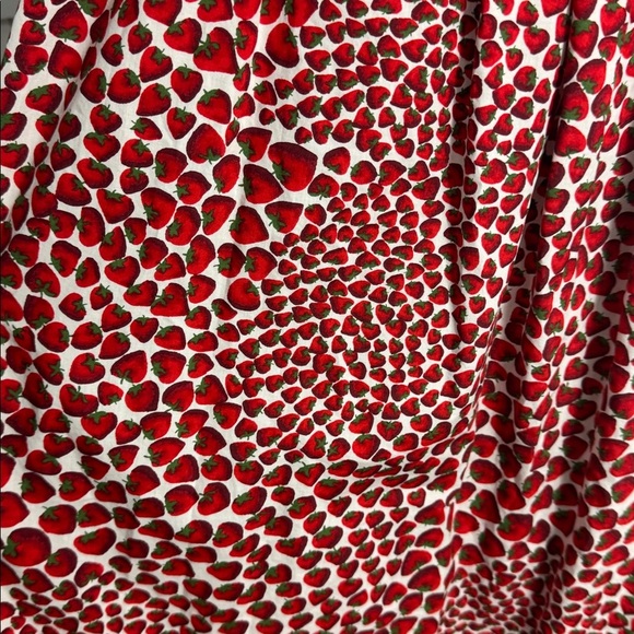 J. Crew Paloma dress in strawberry swirl cotton poplin Midi Size Medium - Picture 4 of 9